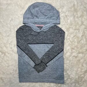 Tommy Bahama Long Sleeved Shirt Grey Hooded Size 6